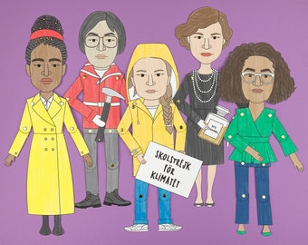 Women in history paper dolls #2  | Women&#39;s History Month Coloring Activity | Famous Women In History Educational