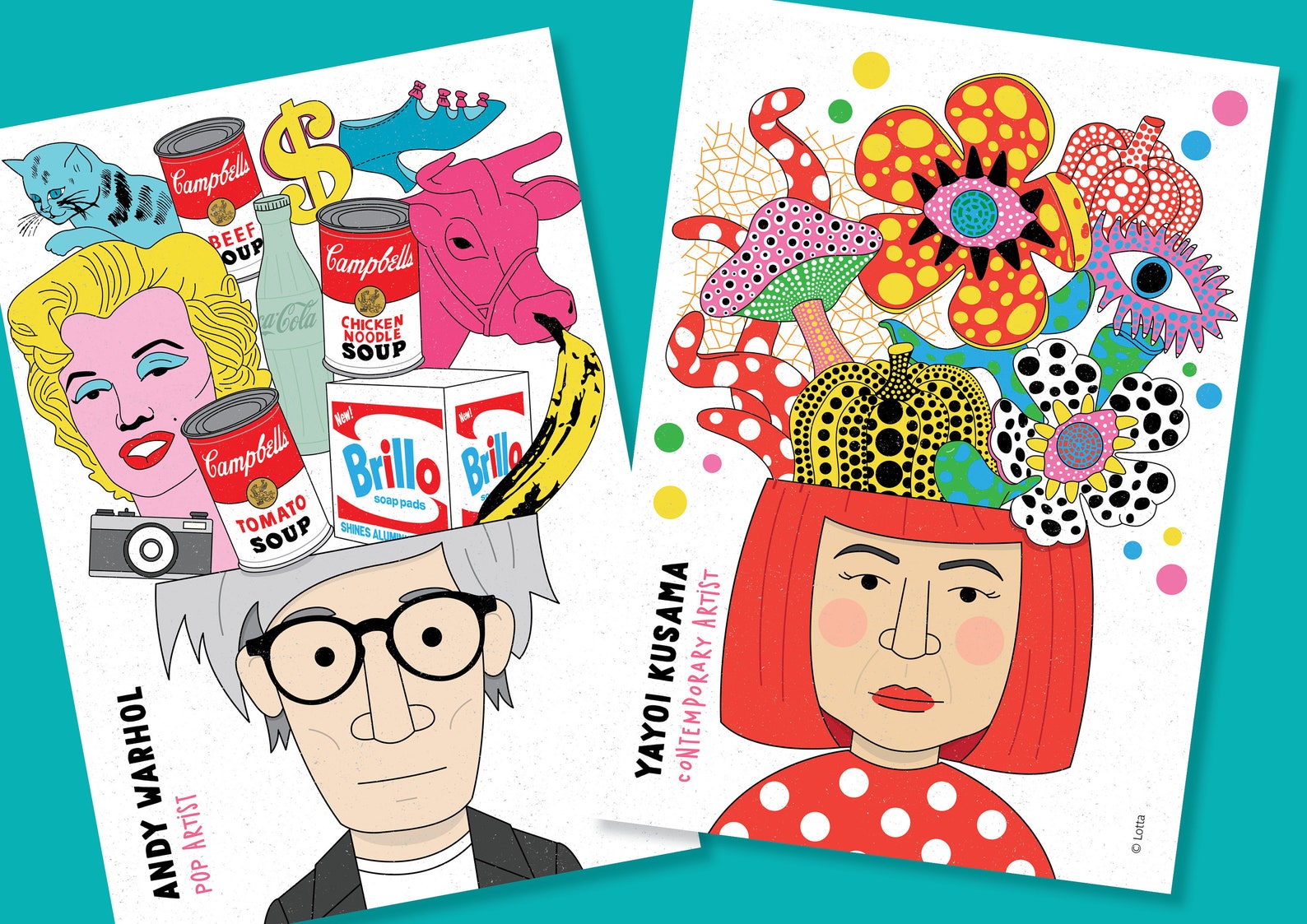 Famous Artists Imagination Printable Posters 10 Artists Etsy