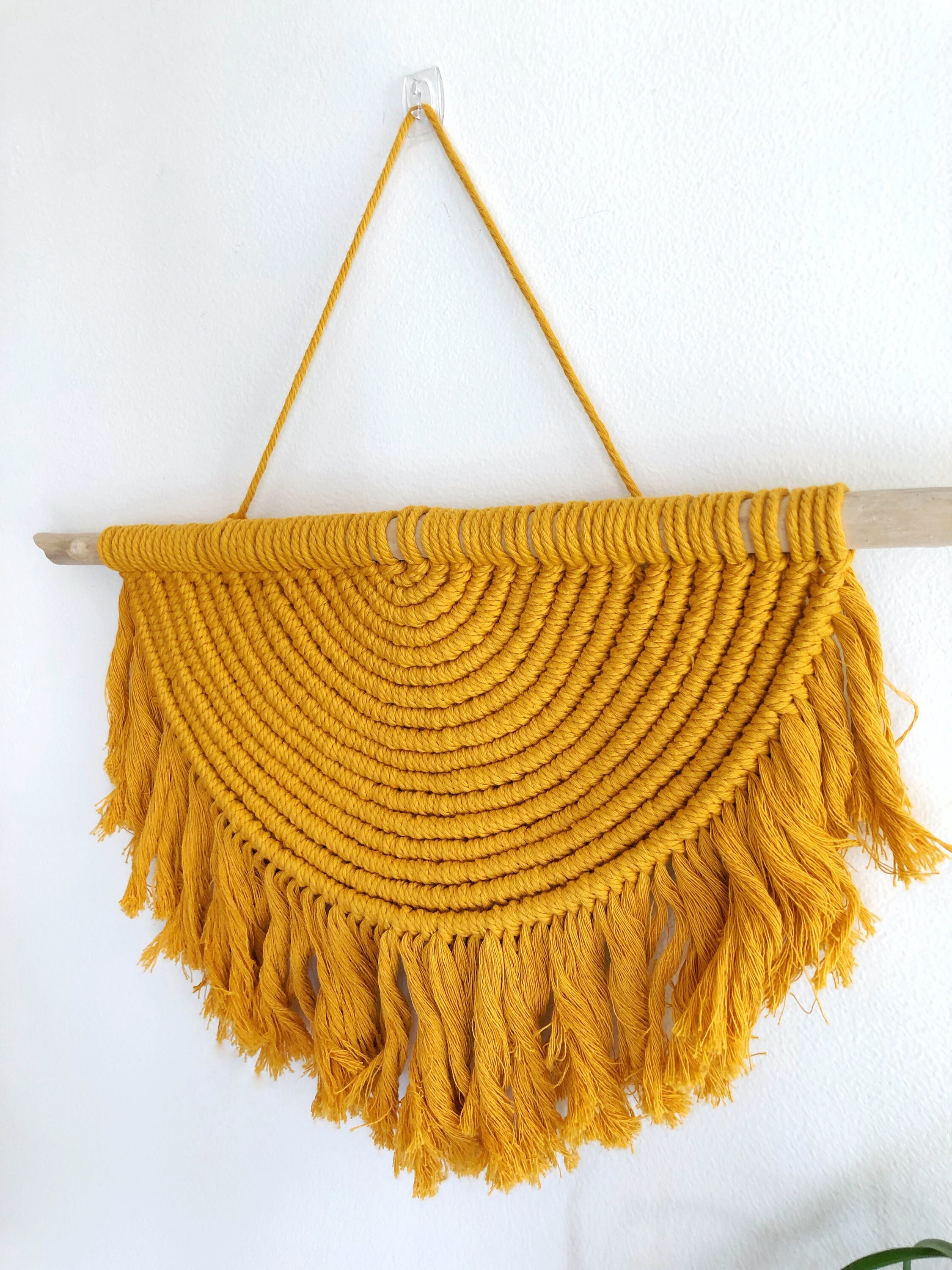 Macrame Wall Hanging / Macrame Half Circle / Macrame Sun / Boho Home