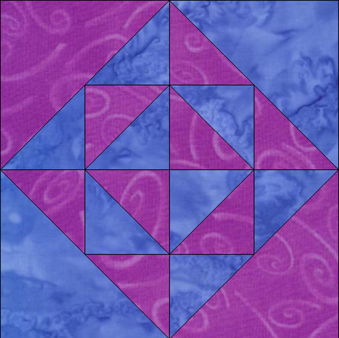 Pretty Diamonds Block Pattern Download - Etsy