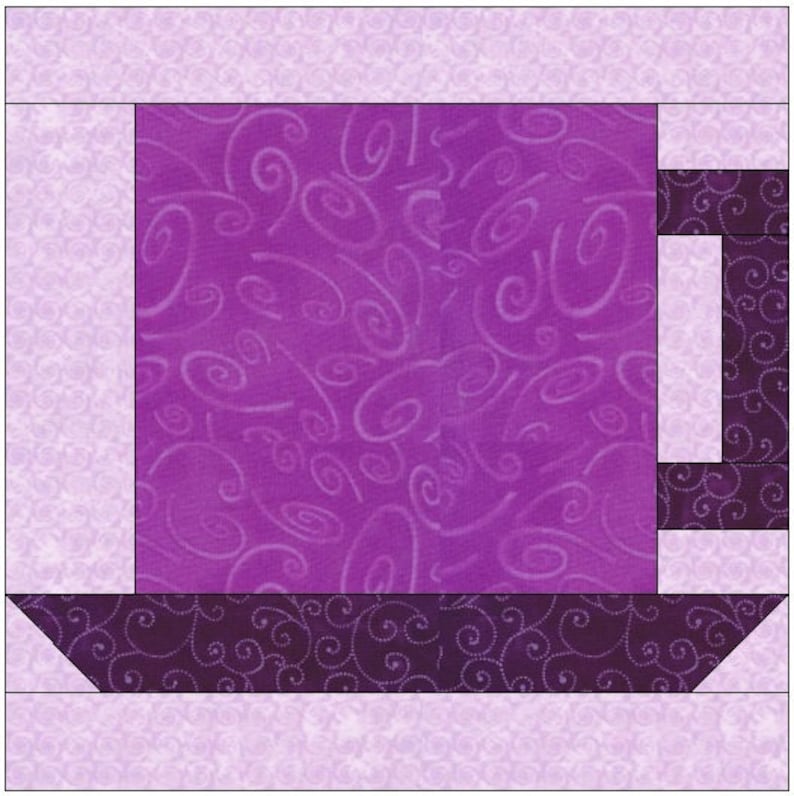 Coffee Cup Quilt Block Pattern Download Etsy