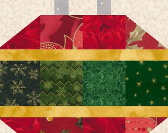 Christmas Ornament Quilt Block Pattern Download