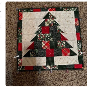 Scrappy Christmas Tree Quilt Block Pattern Download - Etsy