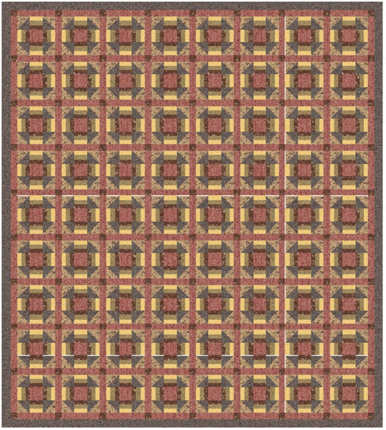 Triple Churn Dash Quilt Block Pattern Download - Etsy