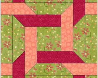 Twist it Up Quilt Block Pattern Download