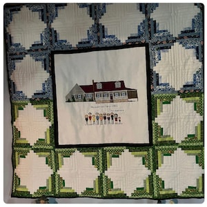 Traditional Log Cabin Quilt Block Pattern Download image 8