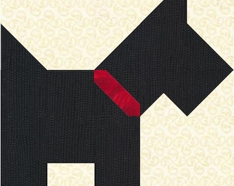 Scottie Dog Quilt Block Pattern Download