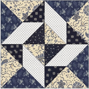 Around the Square Quilt Block Pattern Download