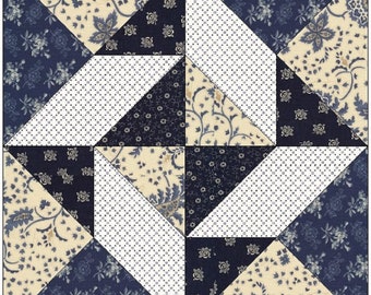 Around the Square Quilt Block Pattern Download
