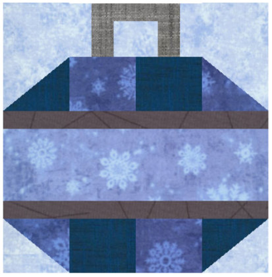 Christmas Ornament Quilt Block Pattern Download Etsy