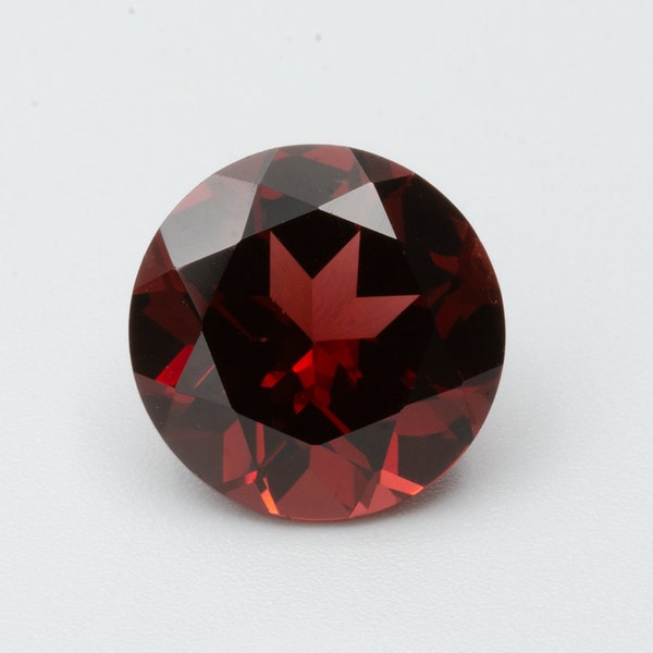 Rouge grenat 5,42 ct naturel Pierre brillante pour les bijoux pendentif bague bricolage fournitures