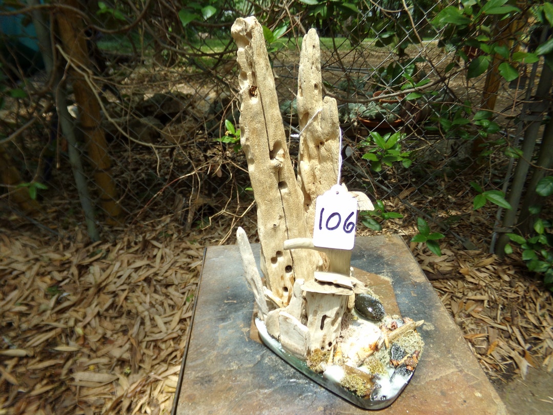 Arrangementdriftwood/oak/hradwood/sinking Resin Etsy