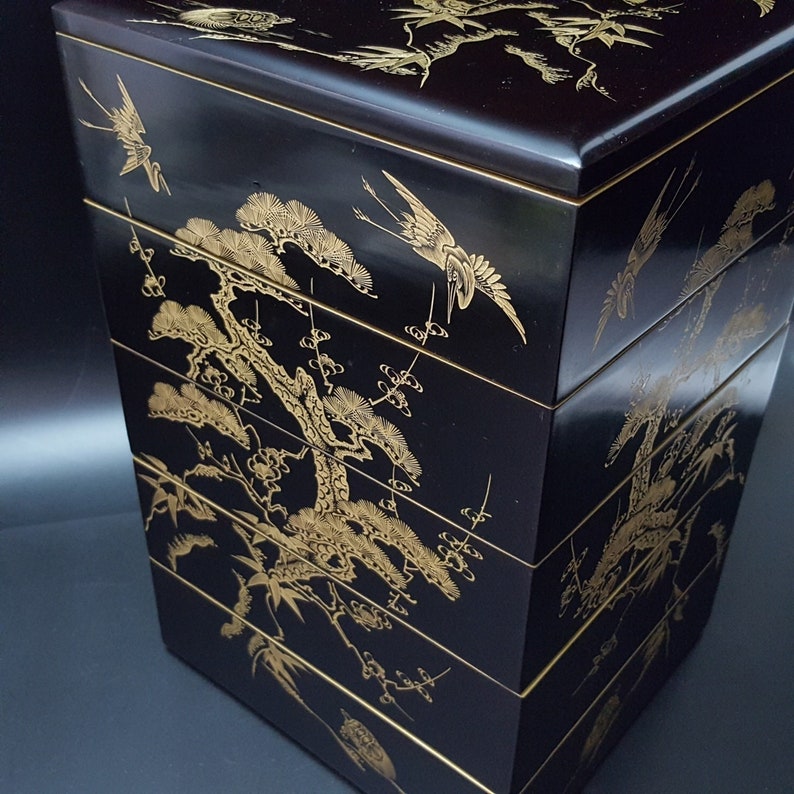 Lacquerware Tiered Food Box Meiji WBOX