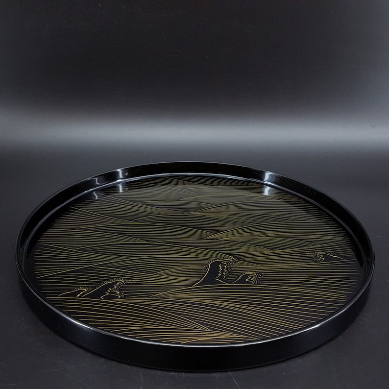 Wajima Lacquerware Tray 27cm WBOX