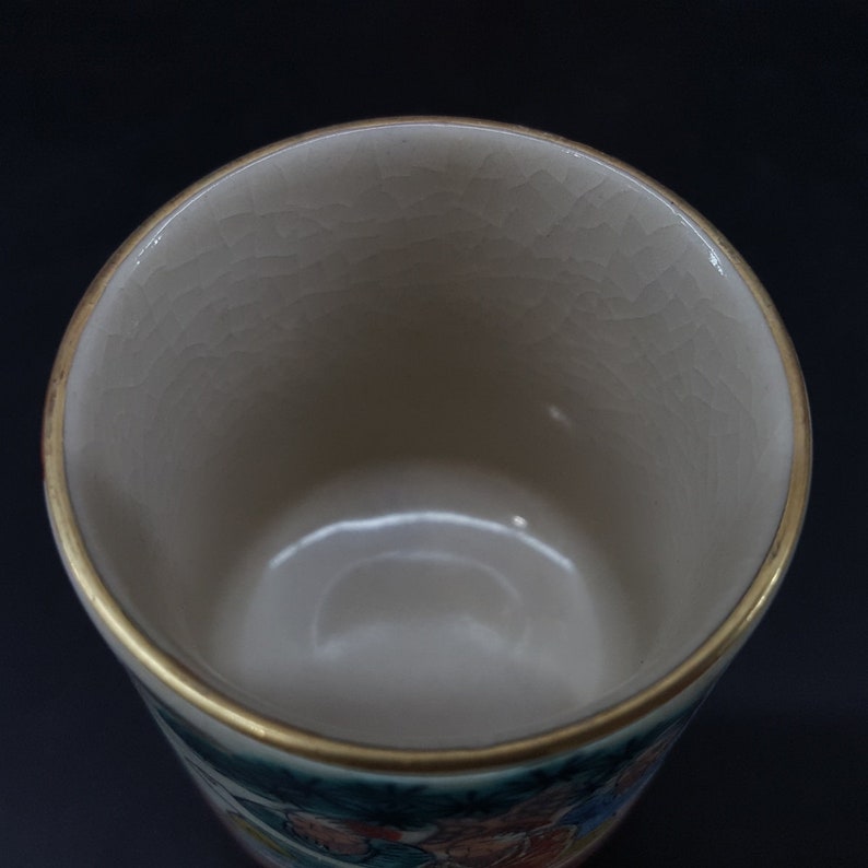 from JAPAN Kutani Shinei Shoza Sake set WBOX