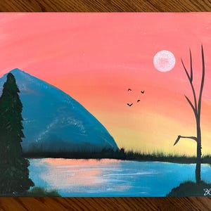 Sunset at the lake