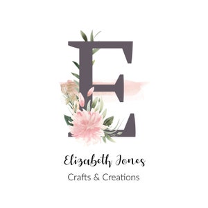 Logotipo pré-fabricado, Design de logotipo, Design de logotipo pré-fabricado, Design de marca, Logotipo de letras cinza e rosa, Logotipo floral, Logotipo feminino, Logotipo inicial