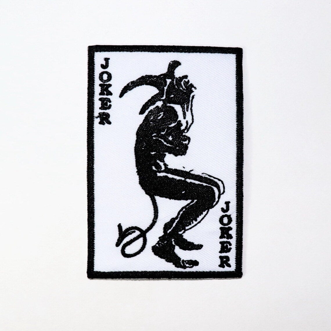 Joker Poker Card Patch Batman villain Biker Rock Punk Retro Etsy