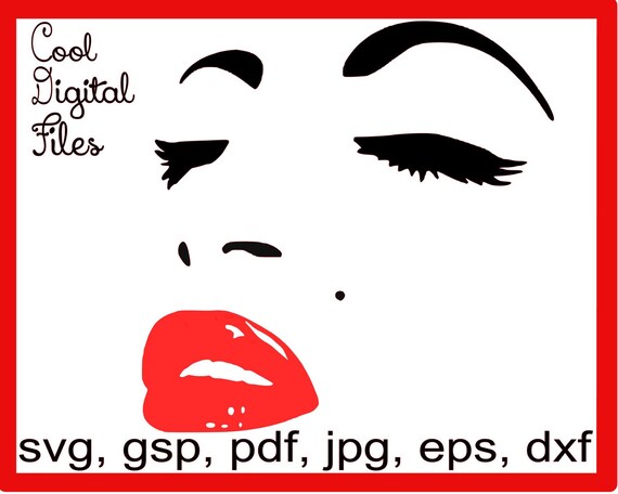 Schone Silhouette Marilyn Monroe Svg Dxf Gsp Fur Sterben Etsy