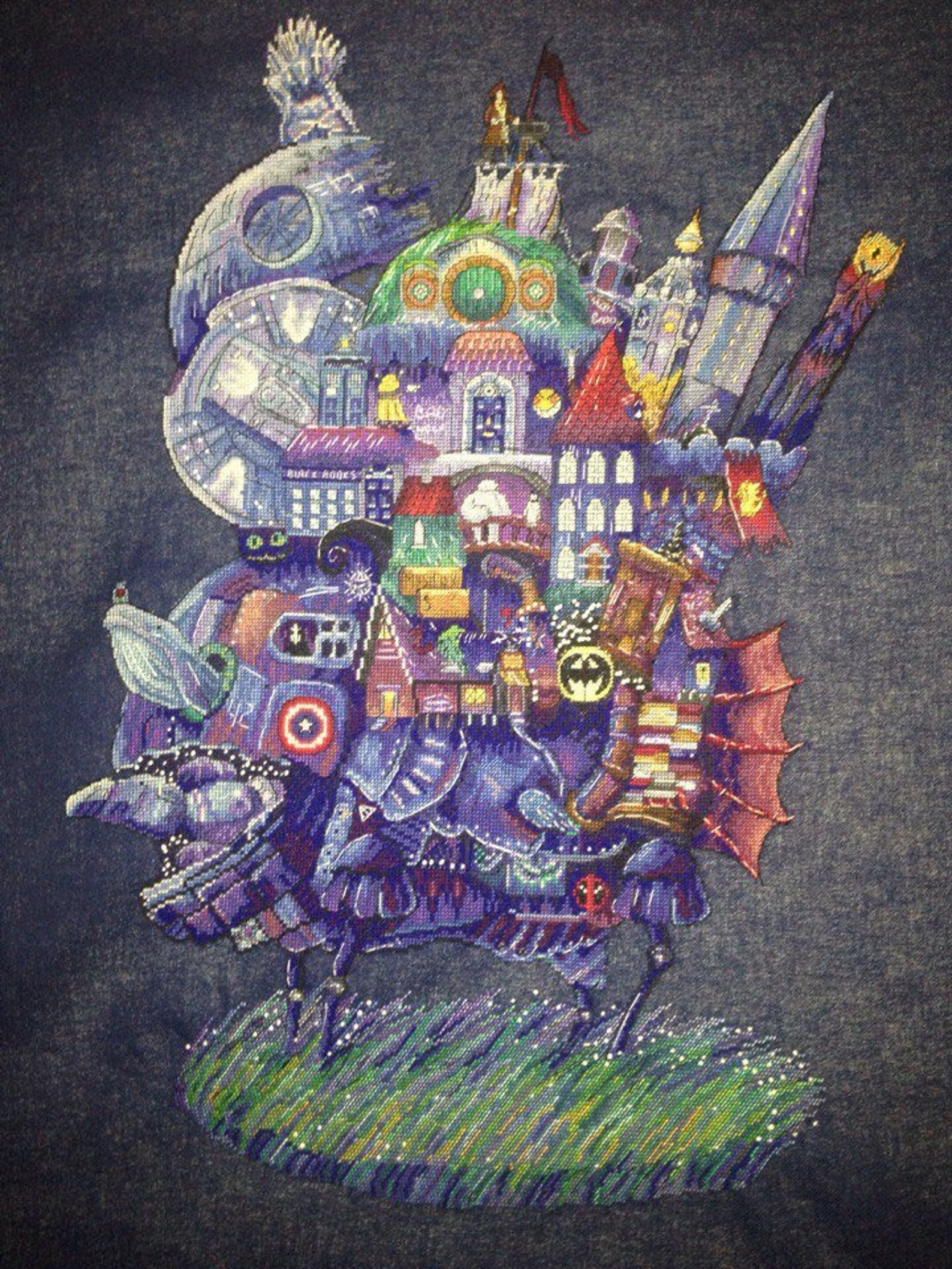 Howl's Moving Castle Fandom Cross Stitch Pattern DMC | Etsy