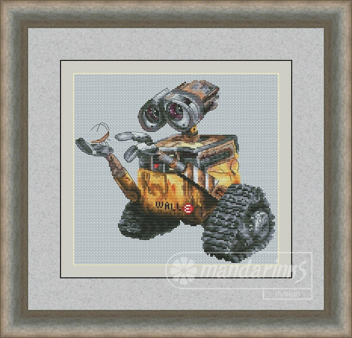 WallE Cross Stitch Pattern DMC Cross Stitch Chart Needlepoint Etsy