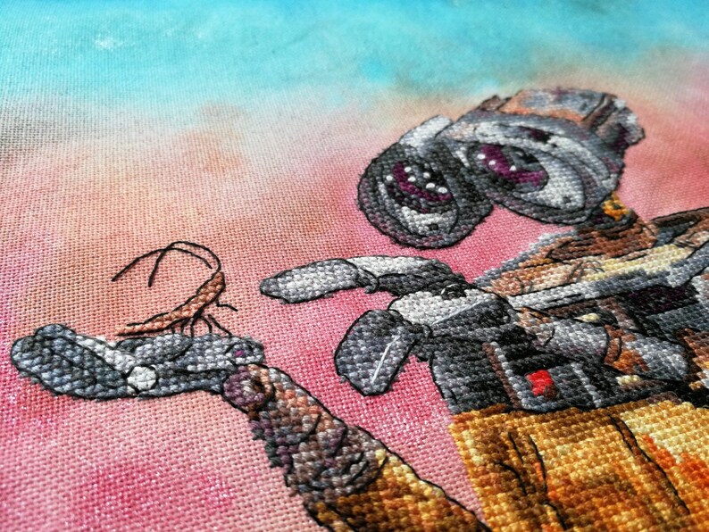 WallE Cross Stitch Pattern DMC Cross Stitch Chart Needlepoint Etsy