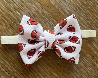 Football Bow Headband