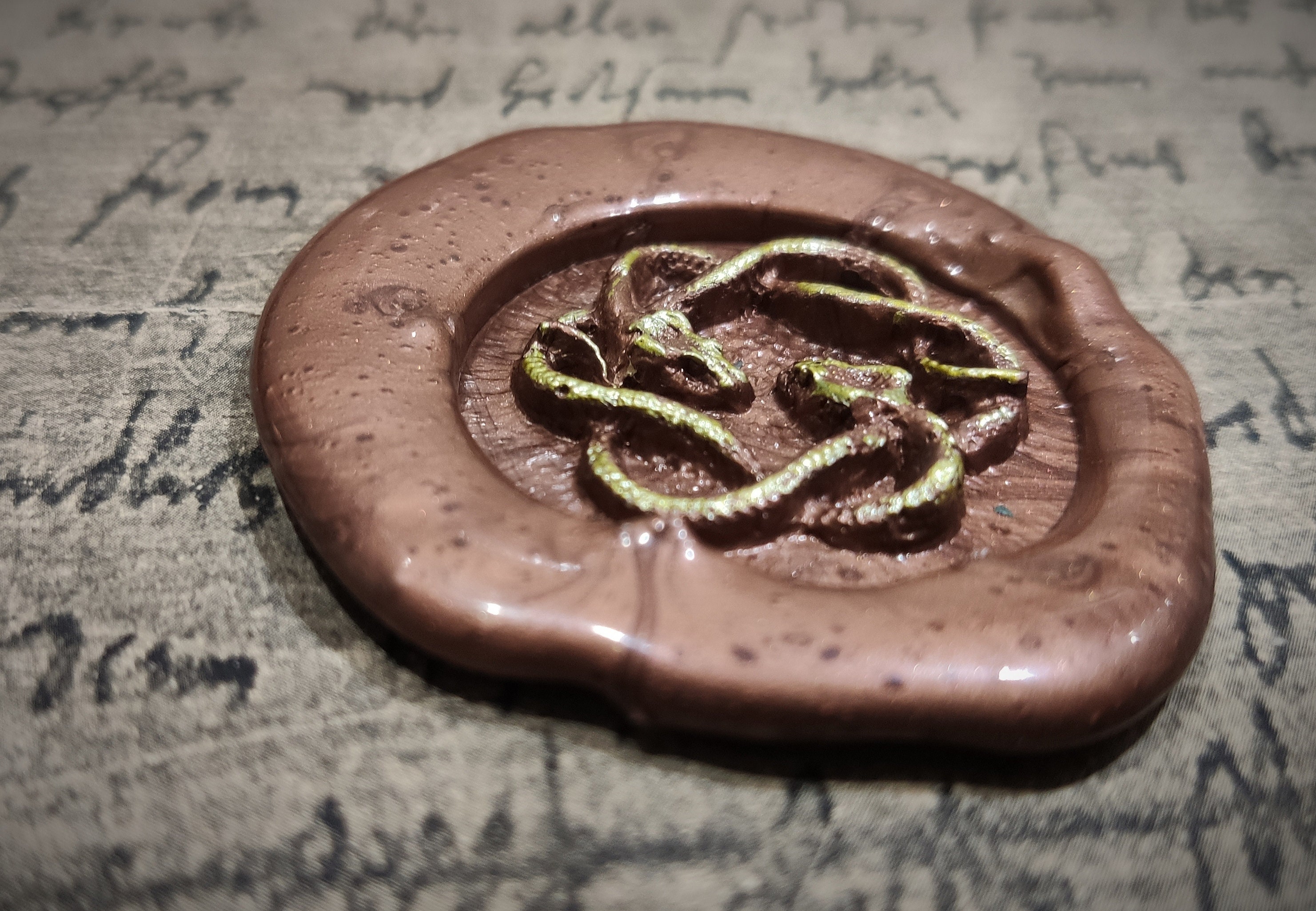 Wax Seal Stamp snakes Etsy