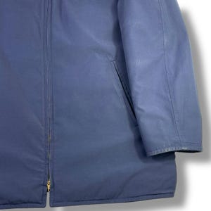 Chaqueta reversible de lana Pendleton Vintage de los años 50, cuadros azul marino, fabricada en EE. UU., talla grande/XL imagen 5