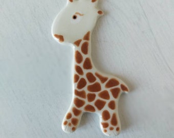 Giraffina in ceramica con calamita