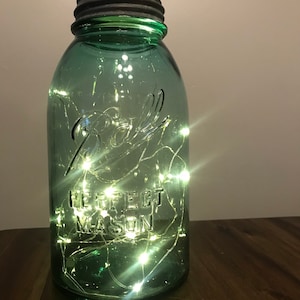Large Ball Jar Lamp