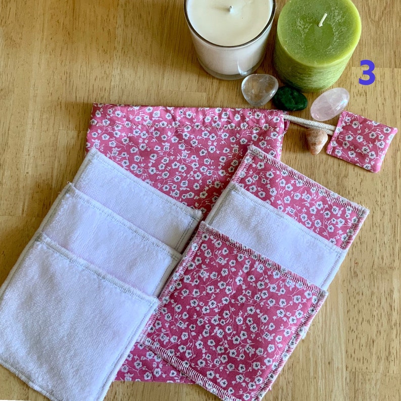 Washable and reusable wipes in bamboo sponge and cotton Etsy