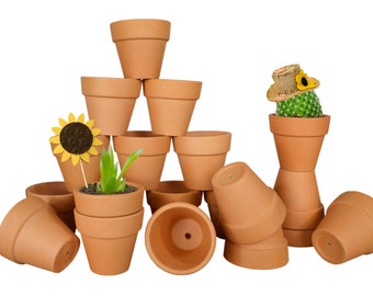Wedding Favor Yootree 60 Pack Tiny Terracotta Pots Crafts 2 inch Small Mini Clay Pots with Drainage Holes Flower Nursery Terra Cotta Pots for Indoor/Outdoor Succulent Plants Wedding Favor Yootree 60 Pack Tiny Terracotta Pots Crafts 2 inch Small Mini Clay Pots with Drainage Holes Flower Nursery Terra Cotta Pots for Indoor/Outdoor Succulent Plants