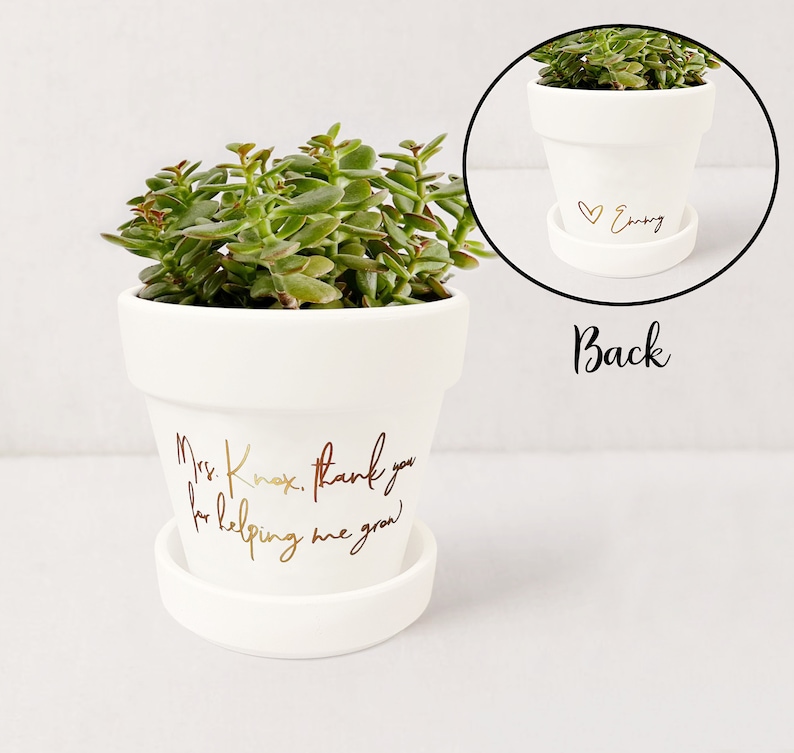 Custom Thank You for Helping Me Grow Plant Pot Thank You Etsy Custom Thank You for Helping Me Grow Plant Pot Thank You Etsy