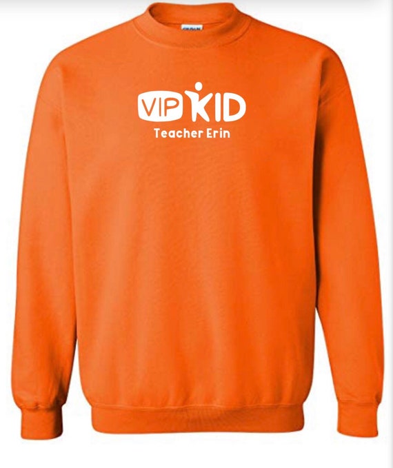 orange and black sweatshirt