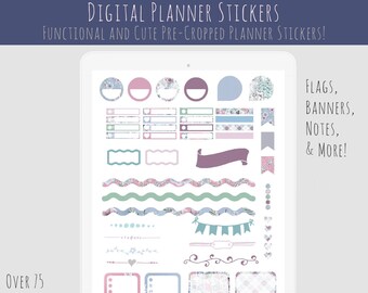 Kit di adesivi inverno digitale | Adesivi digitali | Kit download | Pianificatore adesivi | Clip Art | Adesivi Goodnotes