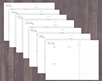 Layout pianificatore digitale / Layout di pagina giornaliero / File trasparenti / Diario proiettile digitale