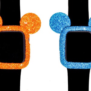 Custodia glitterata per Apple iwatch Mickey Serie 2/3/4/5/6/SE Dimensioni: 38/40/42/44 mm