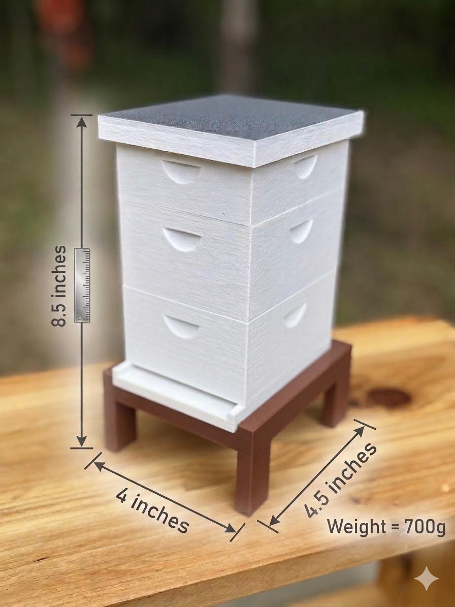 3d Printed Model Beehive - Etsy