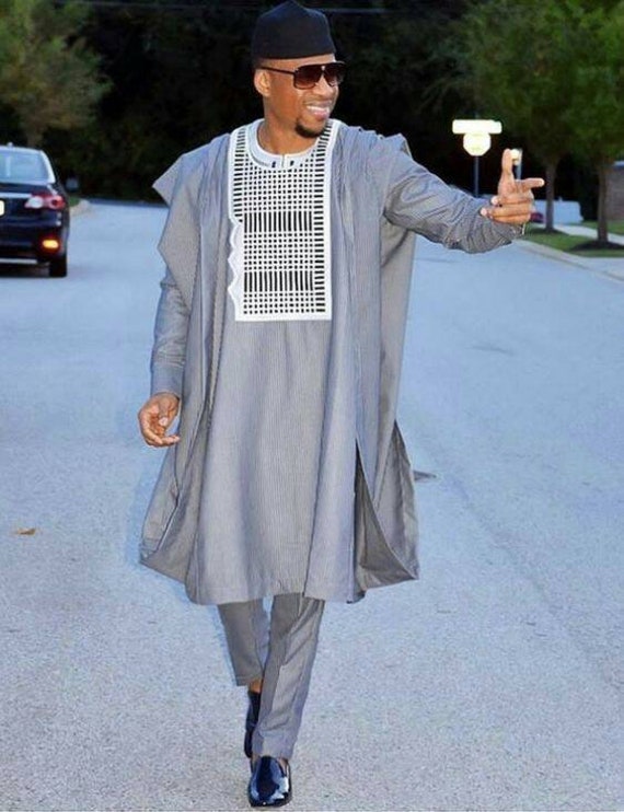 matching shirt and pantAfrican clothing  African men clothing  wedding suitgroom suitdashiki Chike African agbada set