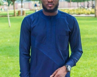 Adam camisa de hombre africano y un conjunto de pantalón a juego/ropa africana/ropa de hombre africano/camisa de hombre africano /dashiki/verano/prom/traje de novio