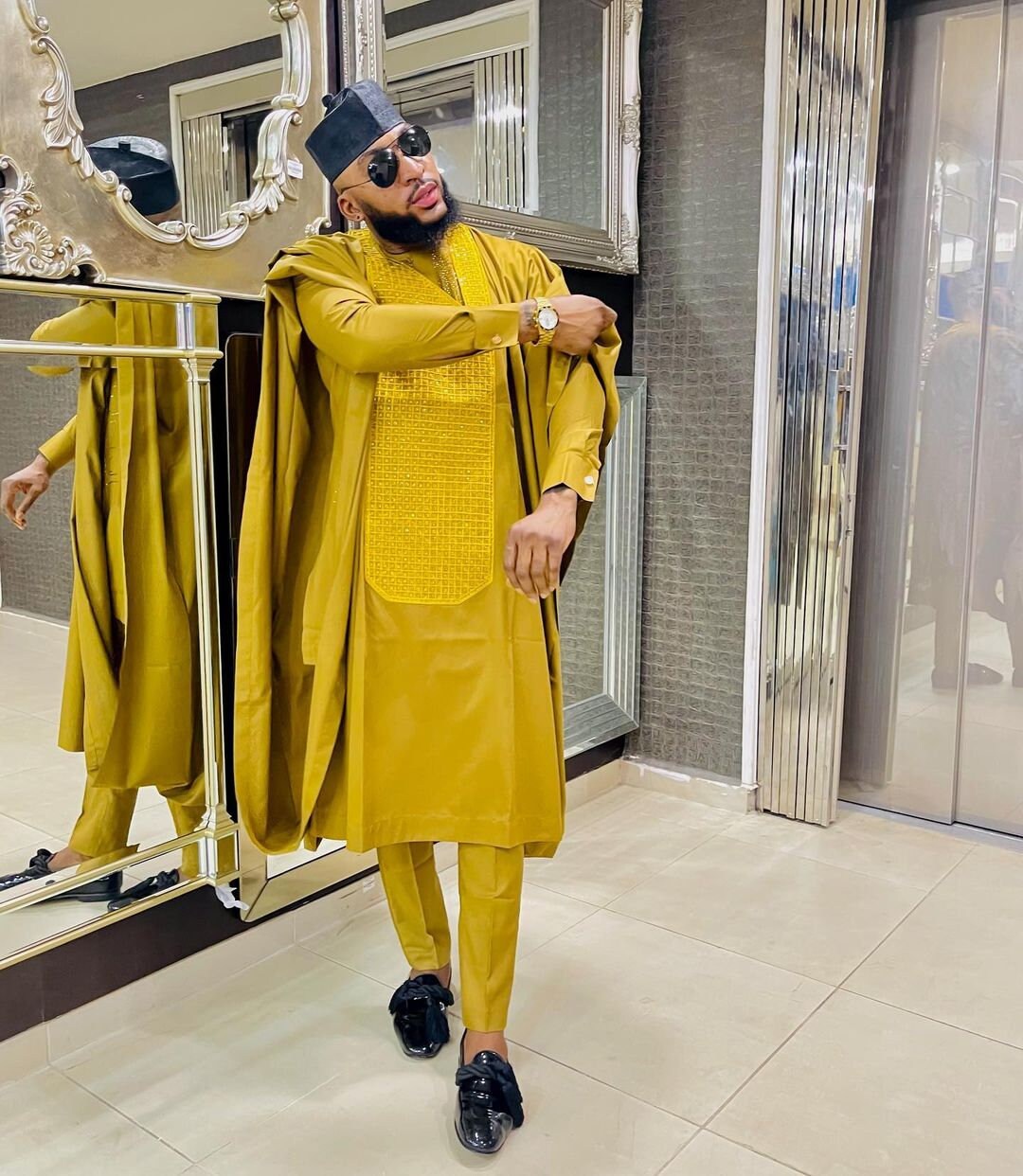 Deeko African agbada set, matching shirt and pant/African clothing / African men clothing / wedding suit/groom suit/dashiki