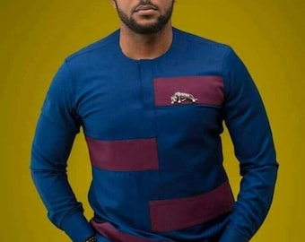Conjunto de camisa y pantalón a juego para hombre africano Umar/ropa africana/ropa para hombre africano/camisa para hombre africano/dashiki/camisa túnica/traje de fiesta/traje de novio