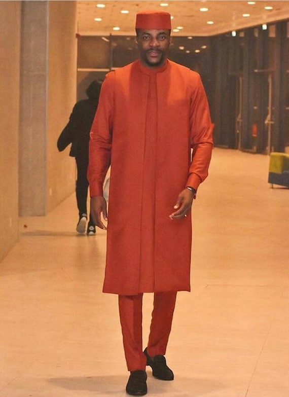 Ike African men shirt and a matching pant setAfrican clothingAfrican men clothingAfrican men shirt dashikitunic shirtpromgroom suit