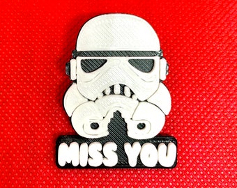 Stormtrooper "Miss You" Pin