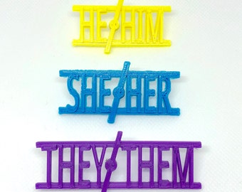 Pronoun Pin