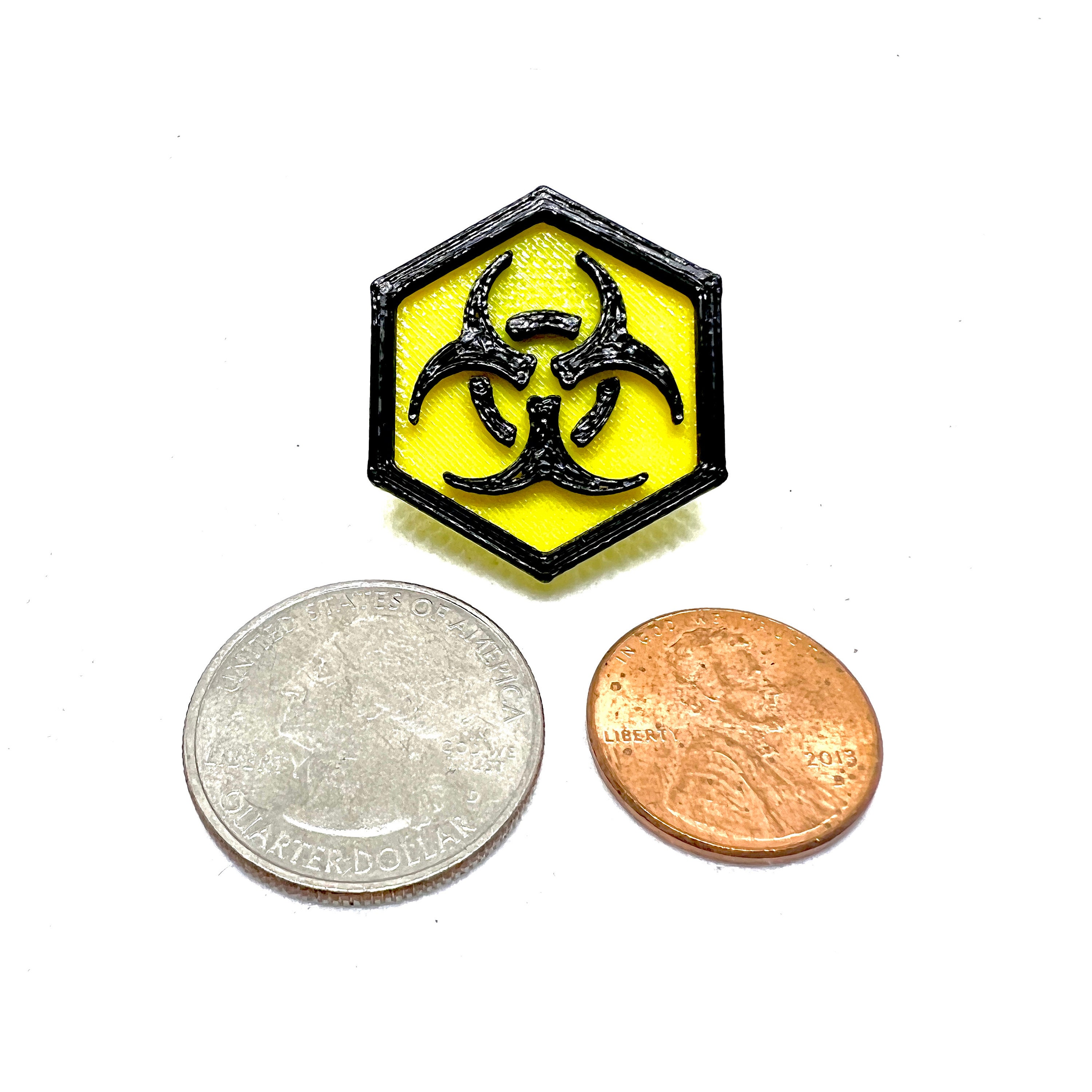 Biohazard Pin - Etsy