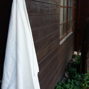 Thick Linen towel, Bath Linen towel, Simple rustic bath towel, Washed rough linen towel, Natural towel, vintage towel, Guest towel men towel