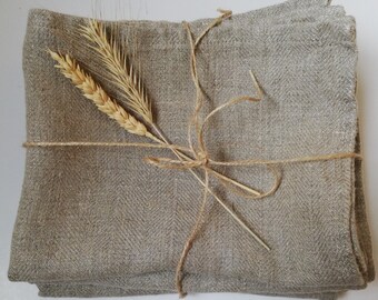 Set of 3;4 Linen Towels, Natural heavy Towels, Guest towels, Kitchen towels, Rustic towels, Durable towels, Country house towels, tea towels