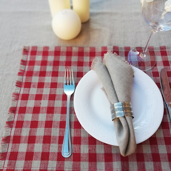 Burlap Placemats Etsy